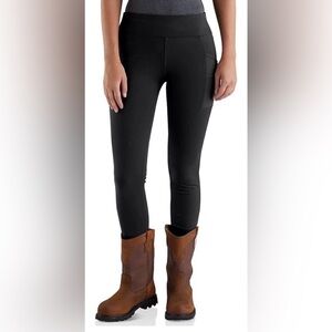 Women's CarHartt Fitted Black Pants.